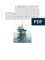 Fixed Offshore Oil Platforms: Concrete & Steel Structures