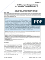 Cut-Off Scores of A Brief Neuropsychological Battery-2013