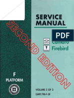 1998 Pontiac Chevrolet Camaro & Firebird Service Manual Volume 3