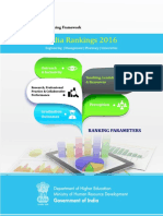 Institute Rankings MHRD 2016