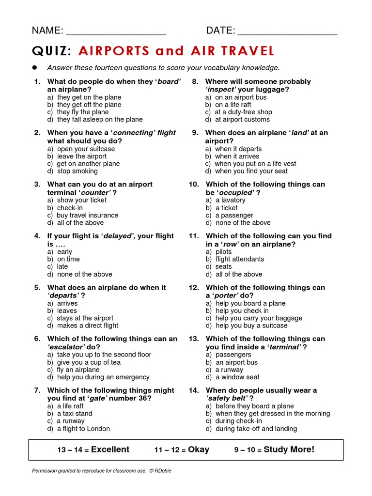 Quiz Airports