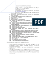 US Tourist Visa Requirements Checklist