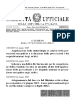 DECRETO 26 Giugno 2015. Ministero Dello Sviluppo Economico PDF