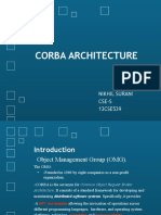 Corba Architecture: Nikhil Surani Cse-S 13CSE539