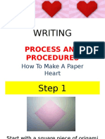 Writing: Process and Procedures