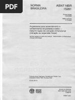 NBR 15261 - 2005-Retração