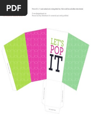 Free Printable Popcorn Boxes