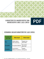 Karakteristik Mikroskopik Dan Makroskopik Arus Lalu Lintas