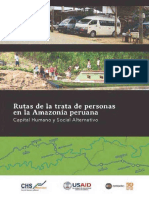 Rutas Trata de Personas Amazonia Peruana 