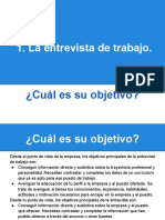 1 Entrevista de Trabajo