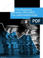 La Crisis Financiera Argentina 2001 2002 Una Vision Institucional
