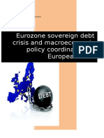 Eurozone Sovereign Debt Crisis and Macroeconomic Policy Coordination at European Level