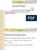 DNA Fingerprinting Final