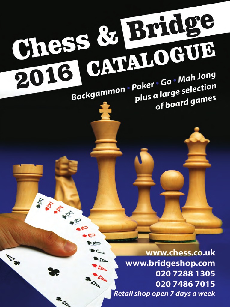 Chess and Bridge 2016 Catalogue, PDF, Chess