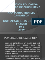 PONCHADO DE CABLE UTP