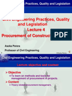 CE4221 Lecture 4 - Procurement PDF