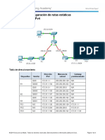 6.2.2.4 Packet Tracer - Configuring IPv4 Static and Default Routes Instructions