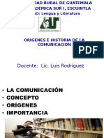 Origenes e Historia de La Comunicacion-1