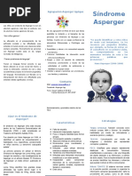 Tríptico Síndrome de Asperger