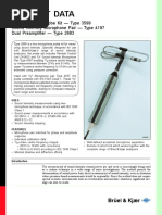 Product Data - Sound Intensity Probe Kit - Type 3599, Sound Intensity Microphone Pair - Type 4197, Dual Preamplifier - Type 2683 (Bp1880)