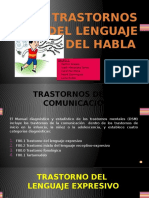 Exposición - Trastornos Del Lenguaje y Del Habla