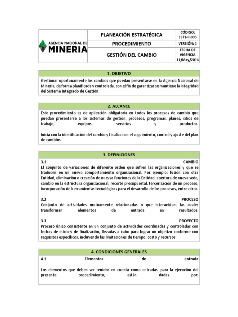 Gestión Efectiva del Cambio Organizacional | PDF | Sistema de ...