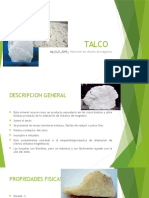 Talco Mineral No Metalico