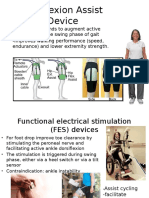 Hip Flexion Assist Device and Functional Electrical Stimulation