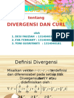 Divergensi Dan Curl
