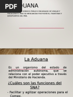 Aduana y ejercicio de potestad aduanera