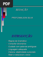 Aula Redação Tipologia Foco Dissertação 2016