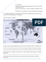 Atividade de Geografia