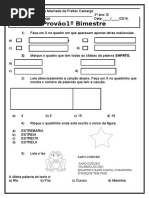 Provão 3º B 1º Bimestre 2016
