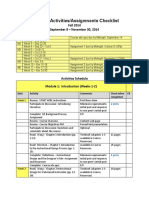 dett607 2014 fall schedule