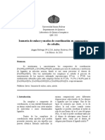 INFORME 3. Isómeros de Enlace