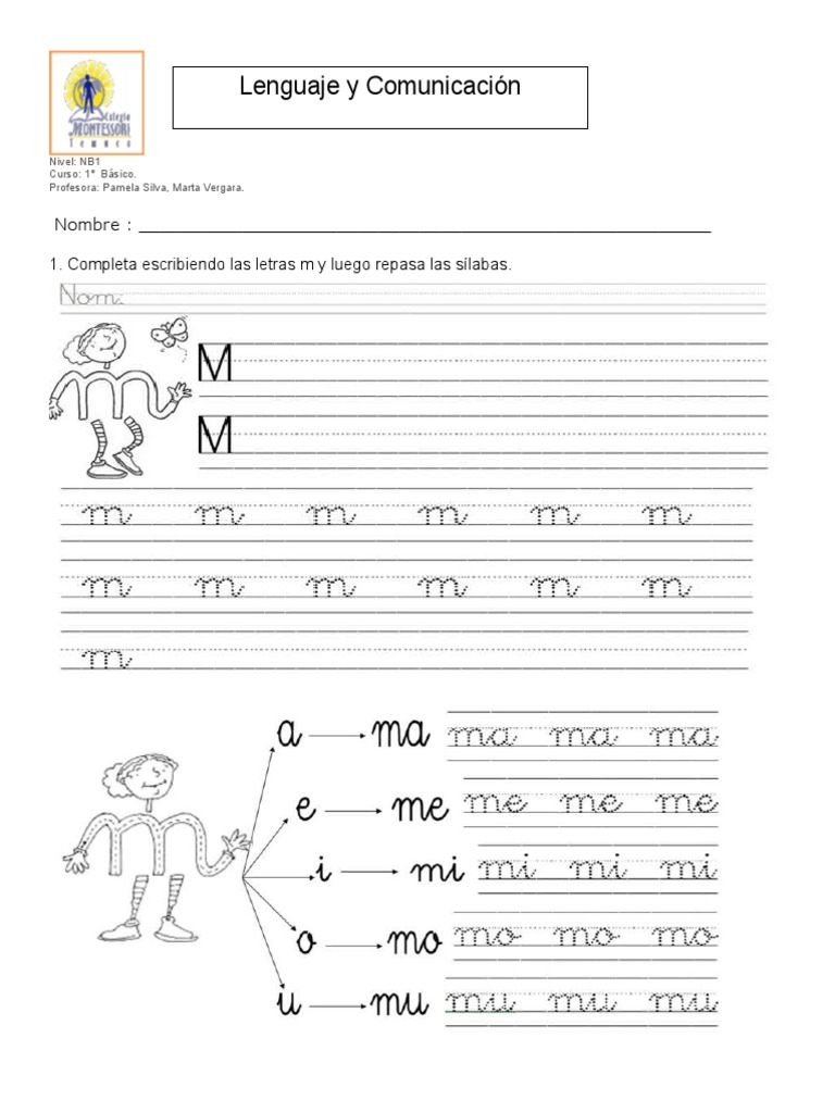 Cuadernillo Letra M 2 | PDF