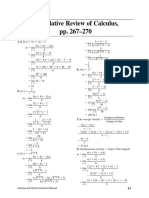 Calculus Cumulative Review