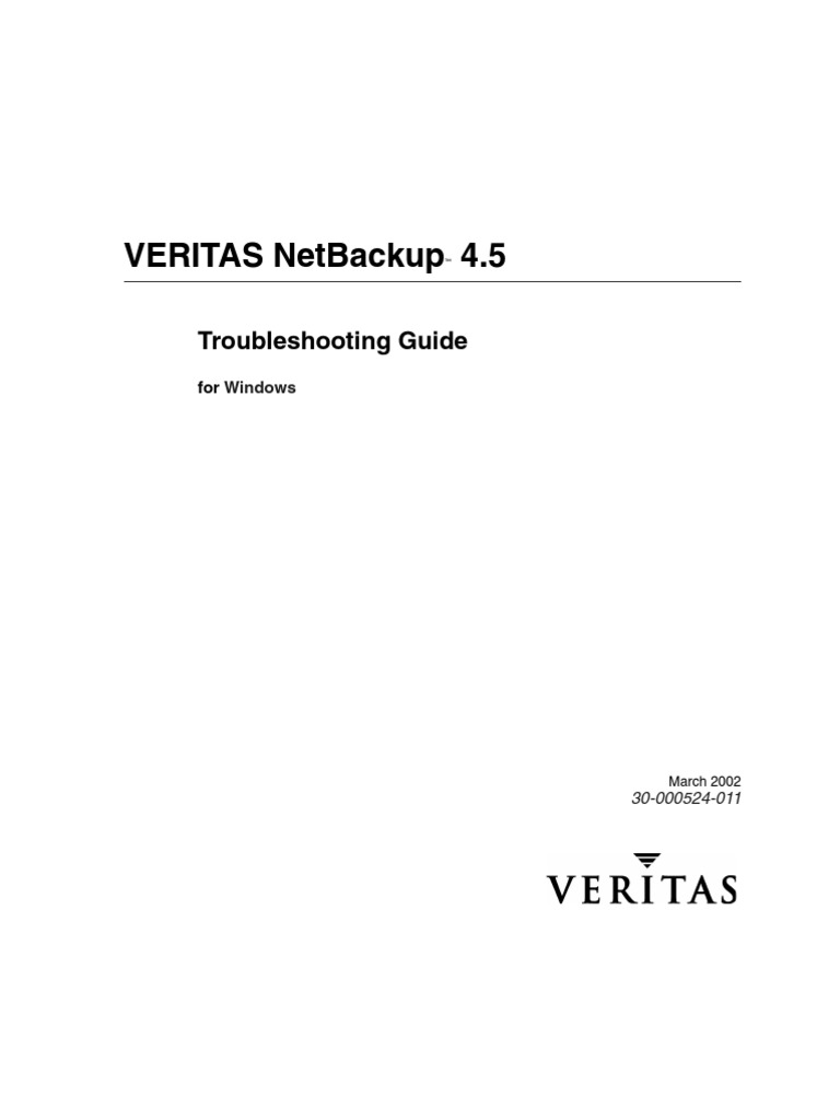 NetBackup Troubleshoot NTServer | PDF | Microsoft Windows | Operating ...