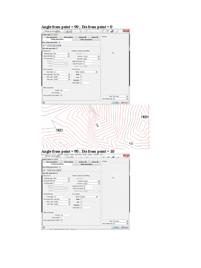 Angle and Distance Data Points | PDF