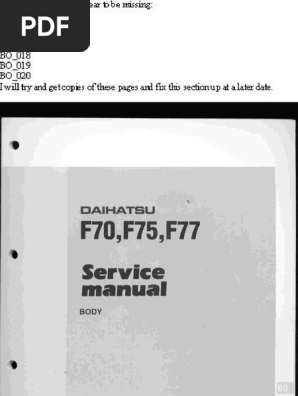 Wiring Diagram Daihatsu Taft - Complete Wiring Schemas