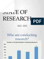 State of Research 2012_2015
