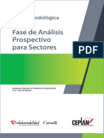 Guia Metodologica - Fase de Analisis Prospectivo para Sectores