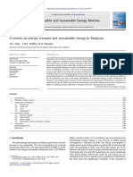 1 A Review On Energy Scenario and Sustainable Energy in Malaysia