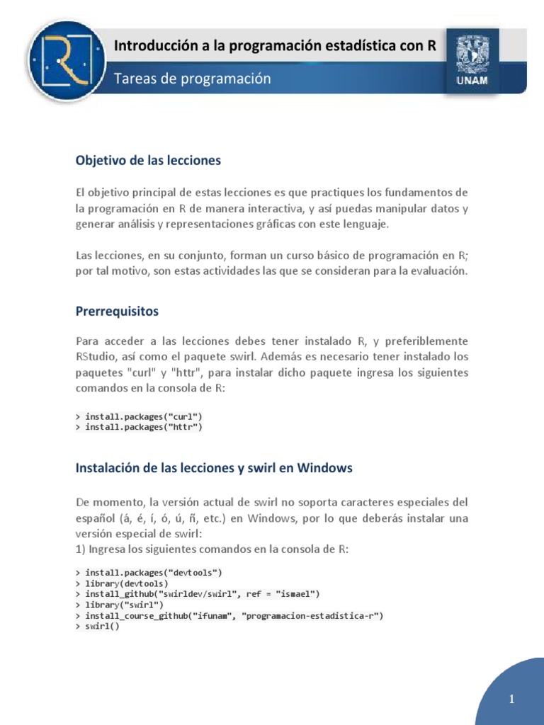 R Programming | PDF | Informática