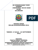 Kertas Kerja Bulan Kemerdekaan 2012