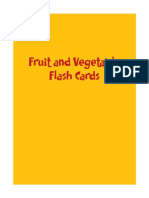 Fruits and Vege Flash Card Advance