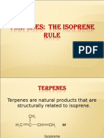 Terpenes Derived from Isoprene Units