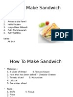 How To Make Sandwich