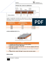 Losas Aligeradas - Estructuras y Cargas