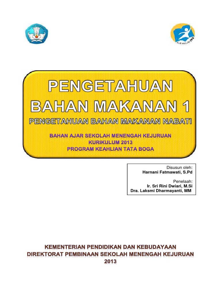 Pengetahuan Bahan Makanan 1